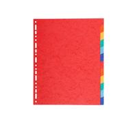 EXACOMPTA - 2112E - Separatore Forever - 12 tacche - cartoncino riciclato 220 gr - A4 maxi - multicolore - Exacompta - 71843 - Conf. da 1 Pz. - 2112E