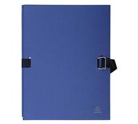 Exacompta 223229E Faldoni con Dorso Estensibile, 24x32 cm, Blu Scuro