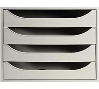 Exacompta 228606D Cassettiere, Grigio, 34.8 x 28.4 x 23.4