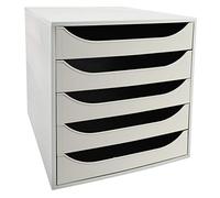 Exacompta 229606D Cassettiere, Grigio, 34.8 x 28.4 x 29