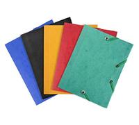 Exacompta 25 cartelline con elastico 3 lembi 425 g/m² Pocket assortite