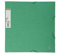 Exacompta 25 cartelline con elastico Forever 3 lembi 380 g/m² verde scuro