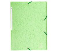 Exacompta 25 cartelline con elastico Maxi Capacity 24x32 cm A4 verde tiglio