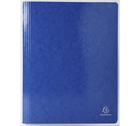 Exacompta 25 cartelline con pressino Iderama plastificata blu scuro
