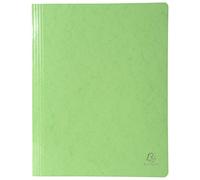 Exacompta 25 cartelline con pressino Iderama plastificata verde anice