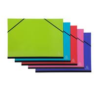 EXACOMPTA - 25729E - Cartella porta disegni con elastico angolare Iderama - A3 - cartoncino plastificato - colori assortiti - Exacompta - 89301 - Conf. da 5 Pz.