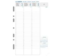 Exacompta 28272E - Calendario con Settimane, 2 Fogli su Griglia Verticale, da Settembre 2017 a Dicembre 2018, 14,2 x 21 cm