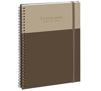 Exacompta 2901986E - Agenda settimanale da ufficio SAD 29S Gustave, 21 x 29,7 cm, da settembre 2026 a dicembre 2027-16 mesi, colore: marrone/grigio