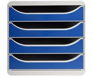 Exacompta 310003D Cassettiera Big-Box Exacompta, 4 Cassetti, 34.7 x 27.8 x 26.7