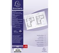 Exacompta 3193e - Borsa di 10 buste con multitaladros, A3