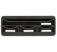 Cassettiera Toolbox - 27x35,5x13,5 cm - 4 cassetti - nero - Exacompta