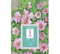 Exacompta - 32152E - Blocco effemeride neutro 6,5 x 9,7 cm - Su lastra stampata Fiori 18 x 26 cm - 2025 - Visuale casuale