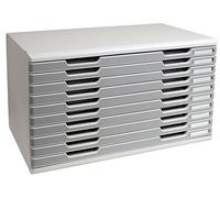Exacompta 324041D Cassettiere, Grigio Chiaro/Granito, 35 x 57.6 x 32