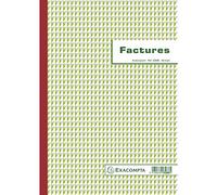 EXACOMPTA 3288E Manifold Factures avec Mention Tva 29,7x21cm 50 Feuillets Tripli Autocopiants