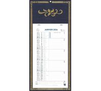 Exacompta - 33111E - Calendario mensile con fogli staccabili 15,5 x 28,5 cm - Su supporto piatto stampato Skytos 19 x 41 cm - 2026 - Visuale casuale