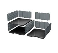 Exacompta 360714D Elemento di Base Jumbo, Nero/Grigio Topo, 36.3 x 30.5 x 13.5