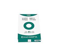 Exacompta 3808B Cartoncini Bristol, 7.40 x 5.30 x 2 cm, Bianco