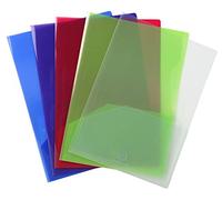 Exacompta 3960E - Confezione da 10 sottocartelle doppie di presentazione, A4 - A3, multicolore
