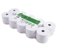 Exacompta 40592E - Confezione da 10 rotoli per cassa, offset a 1 strato (senza legno), standard, larghezza: 57 mm, lunghezza 40 m, diametro nucleo 12 mm, 60 g/m², extra per stampa a getto