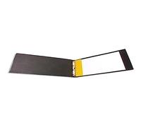 Exacompta - 41930E - 1 Raccoglitore Foderato PVC A3 - 4 Anelli Tondi 30 mm - Dorso 40 mm - Dimensioni Esterne 48x32.4 cm per Formato A3 in Orizzontale - Colore Nero