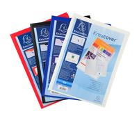 EXACOMPTA - 43500E - Cartella di presentazione con 2 alette Kreacover - A4 - PP - colori assortiti - Exacompta - 89309 - Conf. da 10 Pz. - 43500E