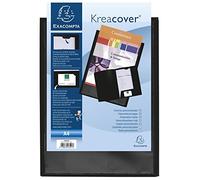 Exacompta 43501E Cartelle per Presentazione, 24x32 cm, Nero, 10 Pezzi