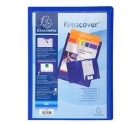 EXACOMPTA - 43502E - Cartella di presentazione con 2 alette Kreacover - A4 - PP - blu - Exacompta - 89310 - Conf. da 1 Pz. - 43502E