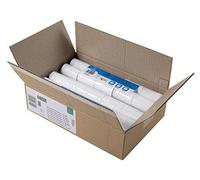 Exacompta 44809E Cartone da 50 bobine economiche per carta di credito 57 mm x 35 mm Carta termica 44 g/m² senza BPA. Bianco