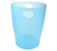 Exacompta 45383D Cestino Gettacarta, Turchese Traslucido, 26.3 x 26.3 x 33.5