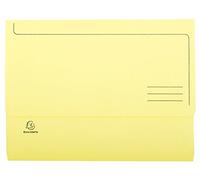 Exacompta 46779E Cartelle con Tasca, 32.50 x 24.50 x 10 cm, Giallo