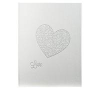 Exacompta 4754E Libro degli Ospiti 100 Pagine Bianche Harmony - 27x22 cm Verticale