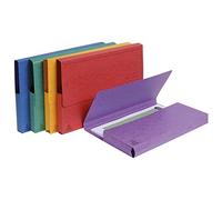 Exacompta 4790E Cartelle con Tasca, 24.5x32.5 cm, Multicolore, 5 Pezzi