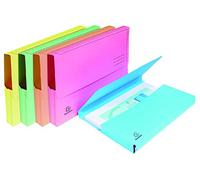 Exacompta 47970E Cartelle con Tasca, 24.5x32.5 cm, Multicolore, 10 Pezzi