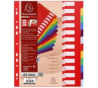 Exacompta 4812E Divisori in Polipropilene