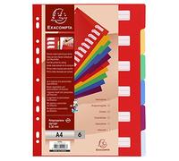 Exacompta 4906E Divisori e Segnaletica, 21x29.7 cm, Multicolore