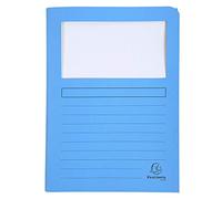 Exacompta Confezione 50 Cartelline Finestra E Soffietto 50550e Cartelletta