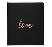 Exacompta 506E Libro degli Ospiti 140 Pagine Taglio Dorato- Formato 21x19cm - Love Bianco