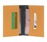 Exacompta - 5105228E - Custodia in denim per auto, 4 fessure - 2 custodie trasparenti - 14 x 10 cm - colore: senape