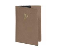 EXACOMPTA - 5105359E - Custodia passaporto Elise, 9,5 x 13,5 cm, colore: tortora