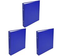 Exacompta - 51070E - 1 Raccoglitore Foderato Polipropilene - 2 Anelli Tondi 25 mm Passo 80 mm - Dorso 40 mm - F.to Esterno 23x21 cm per A5-4 Colori Random (Confezione da 3)