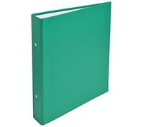 Exacompta - 51073E - 1 Raccoglitore Foderato Polipropilene - 2 Anelli Tondi 25 mm Passo 80 mm - Dorso 40 mm - F.to Esterno 23x21 cm per A5 - Colore: Verde
