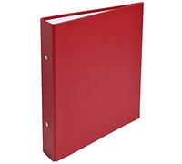 Exacompta - 51075E - 1 Raccoglitore Foderato Polipropilene - 2 Anelli Tondi 25 mm Passo 80 mm - Dorso 40 mm - F.to Esterno 23x21 cm per A5 - Colore: Rosso