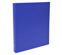 EXACOMPTA - 51372E - Raccoglitore foderato - PPL - 4 anelli tondi 30 mm - dorso 4cm - 22 x 30cm - blu scuro - Exacompta - 102337 - Conf. da 20 Pz. - 51372E