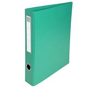 Exacompta - 51643E - 1 Raccoglitore Foderato Rigido in PVC - 4 Anelli a D 40 mm in Terza di Copertina - Dorso 60 mm - Formato Esterno 29x32 cm per A4 Maxi - Verde
