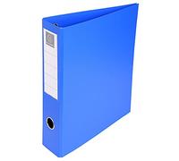 Exacompta - 51742E - 1 Raccoglitore Foderato Rigido in PVC - 4 Anelli a D 50 mm - Dorso 70 mm - Dimensioni Esterne 29x32 cm per Formato A4 Maxi - Colore Blu