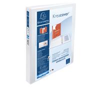 EXACOMPTA - 51846E - Raccoglitore personalizzabile Kreacover - A4 Maxi - 4 anelli a D 25 mm - dorso 4,7cm - PP - bianco - Exacompta - 102321 - Conf. da 10 Pz. - 51846E
