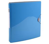 Exacompta - 51872E - 1 Raccoglitore Polipropilene Rigido Glossy Iderama PP - 4 Anelli a D 30 mm - Dorso 50 mm - F.to Esterno 27x32 cm per A4 - Colore: Azzurro