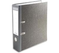 Exacompta 52070E Raccoglitore a leva - carta marmorizzata + perf A4 Dorso 70mm Grigio