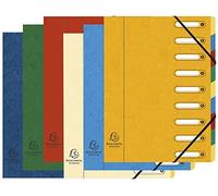 Exacompta 5309E Classificatori a Soffietto, Interno, 24x32 cm, Multicolore