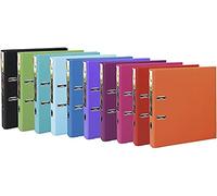 Exacompta Raccoglitore a leva 53244E 30x32 cm Colori assortiti Confezione da 10 pezzi